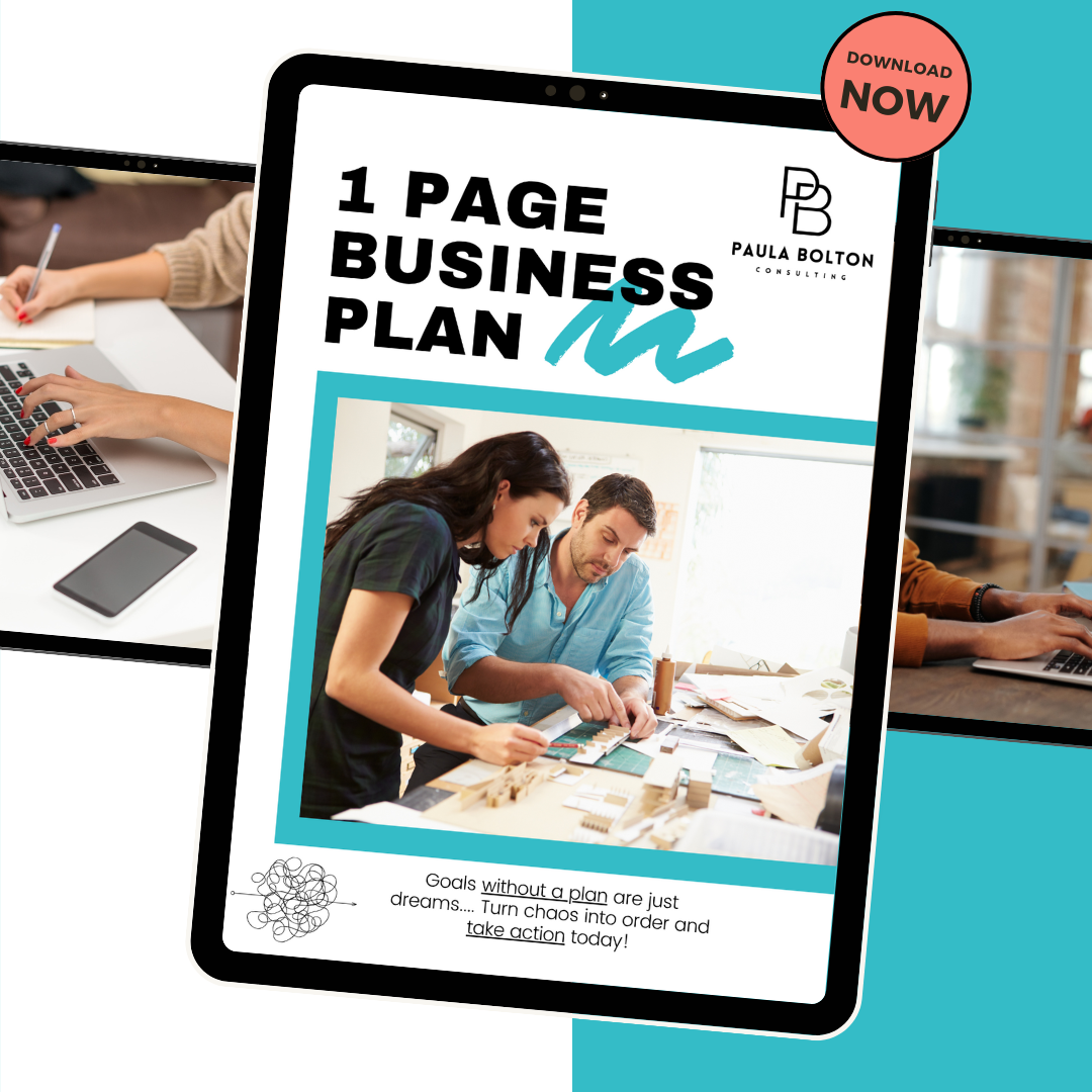 1 Page business plan Image