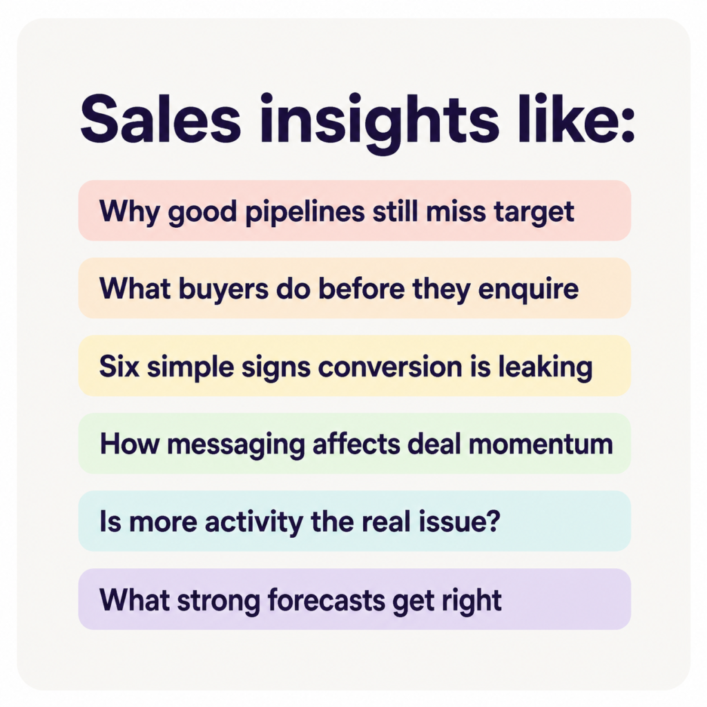 B2B sales insights
